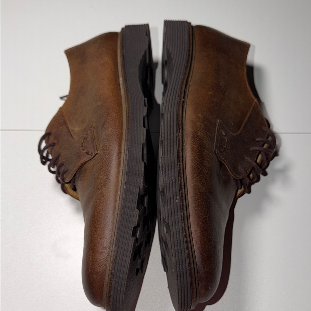 Martin Dingman Like New Men’s Brown Leather Derby Shoes Style 300380 Sz 9 1/2M - Picture 8 of 10